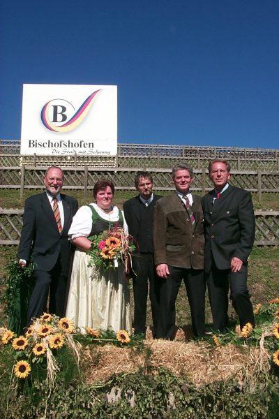 GR Mag. Rudolf Lanzenberger, GR Barbara Saller, Vizebrgermeister Rudolf Barkmann, Brgermeister Jakob Rohrmoser, Vizebrgermeister Lorenz Weran-Rieger (v.l.)