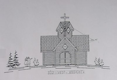 Friedenskirche am Hochgrndeck - Sd-West-Ansicht