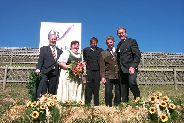 GR Mag. Rudolf Lanzenberger, GR Barbara Saller, Vizebrgermeister Rudolf Barkmann, Brgermeister Jakob Rohrmoser, Vizebrgermeister Lorenz Weran-Rieger (v.l.)